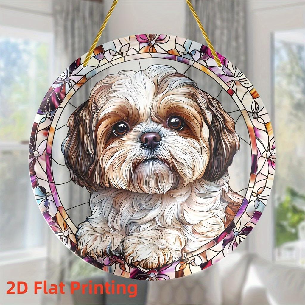 2D Flat Acrylic Cedar Decoration, No Need for Batteries/electricity, Unique Indoor/outdoor Decoration, Multi-purpose Traditional Style,