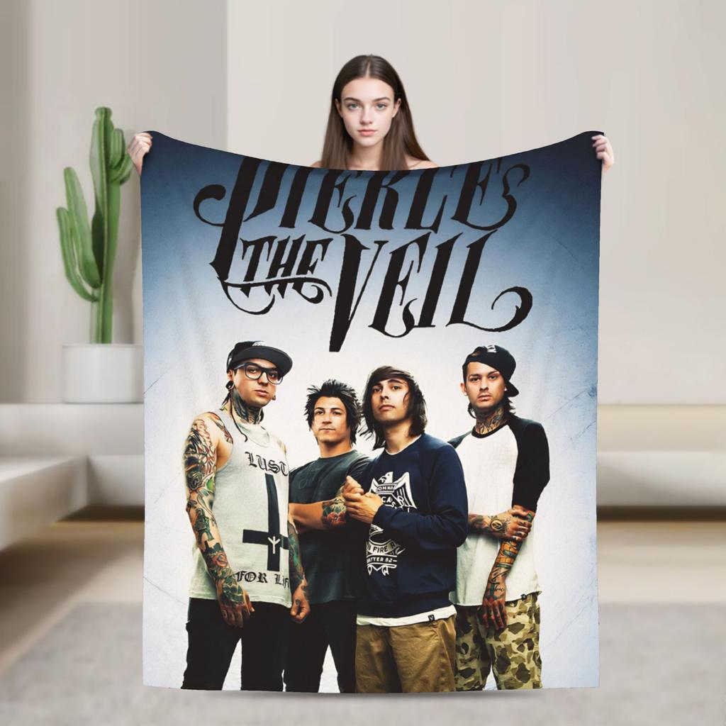 Pierce the Veils  Blankets Quality Warm Soft  Throw Blanket Winter Travel Outdoor Novelty Bedspread