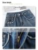 Women's 2025 Spring/Summer High-Waisted Wide-Leg Straight Jeans - Retro Slimming Style