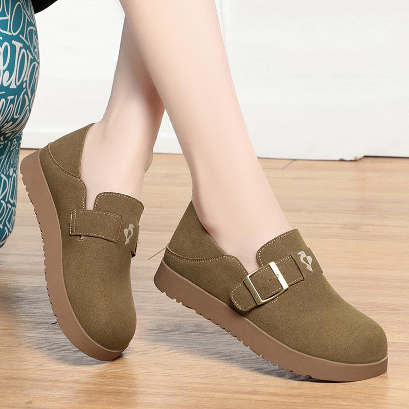 Fashion Birken Shoes 2025 Spring Autumn New Retro One-Legged Full-Soled Thick-Soled Single Shoes Boken Shoes Comfortable Versatile Women
