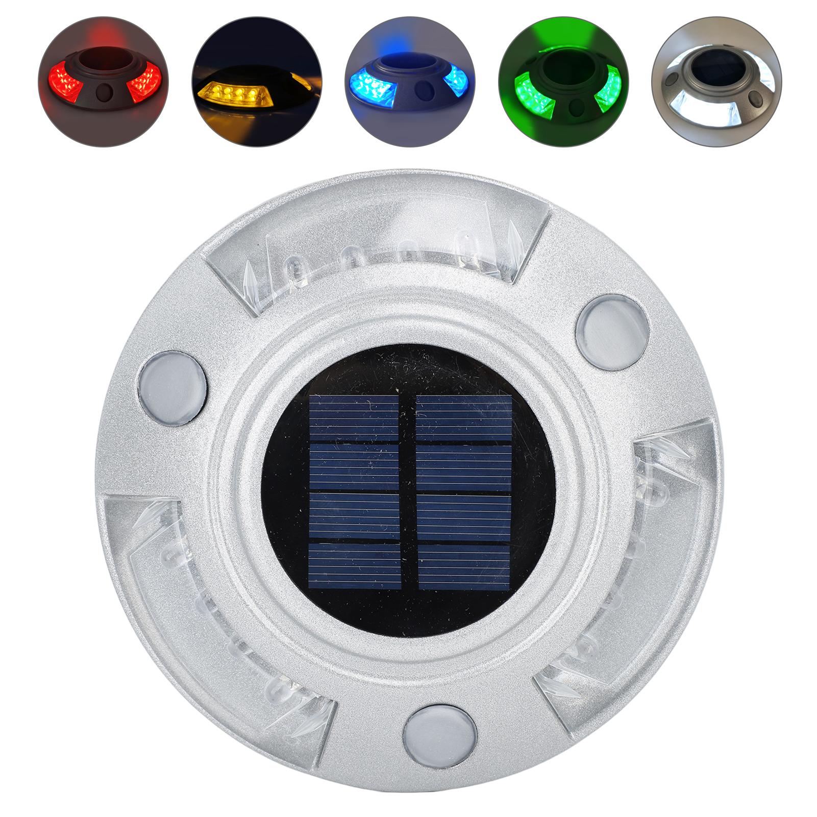 

Солнечные палубные фонари Подъездные док-станции 12 светодиодов IP68 Водонепроницаемые наружные предупредительные ступенчатые фонари для Drivew