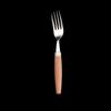 Four-piece Set of 304 Stainless Steel Knives Forks and Spoons with Limu Handles and Titanium-plated Metal Tableware
