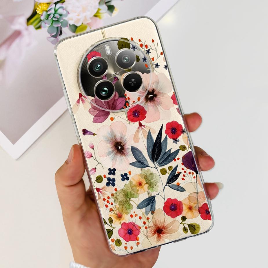 For Realme 12 Pro Plus Case New Fashion Painted Cover Clear Silicone Soft TPU Phone Case For Realme 12 Plus Realme12 Pro + Shell