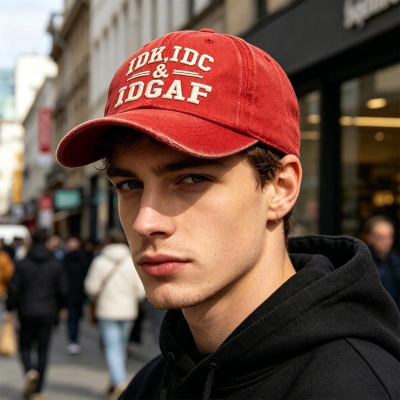 Cappellino da Baseball Unisex in Cotone alla Moda Cappello da Sole da Esterno con Cinturino Regolabile e Design Traspirante Circonferenza Testa 55-60cm