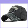 Classic Eagle Embroidered Cotton Baseball Cap With Adjustable Fit For Men Women
