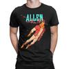 Herren-T-Shirt „Invincible“ – Lustiges Baumwoll-T-Shirt mit Kurzarm, Allen der Alien, Rundhalsausschnitt, bedruckt