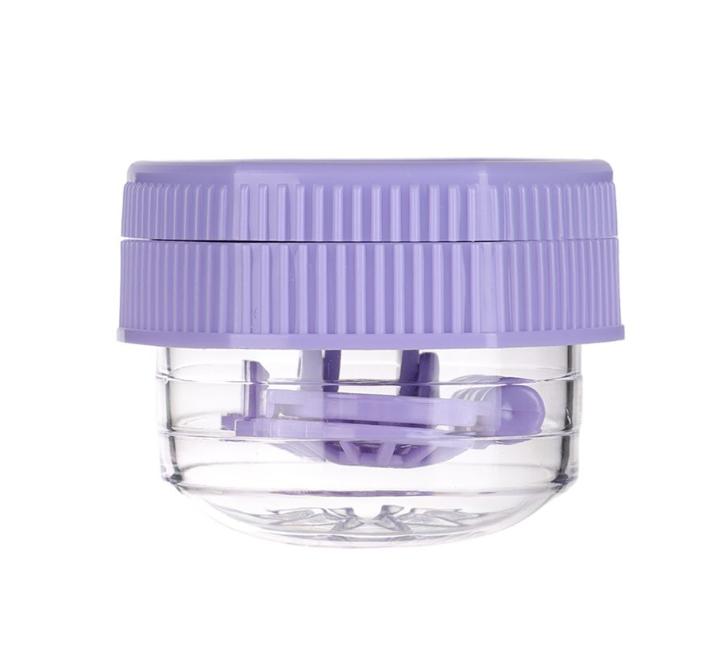 

1PC Contact Lens Cleaner Case Portable Manually Rotatable Contact Lens Case Plastic Container Storage Holder Eyewear Accessories