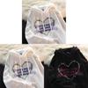 Streetwear Hoodie For Women With Letter Print Polyester Long Sleeve Casual Sweater