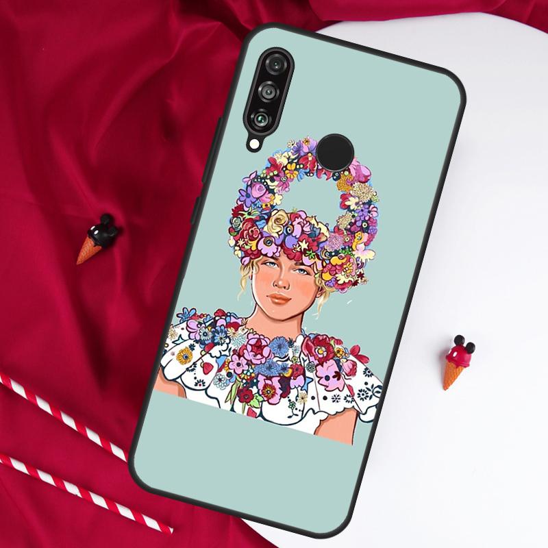 Midsommar May Queen For Huawei Nova Y61 Y91 Y90 Y70 Y60 Y72 12s 12i 11i 7i 8i 9 10 SE P60 Pro P30 P40 Lite Case