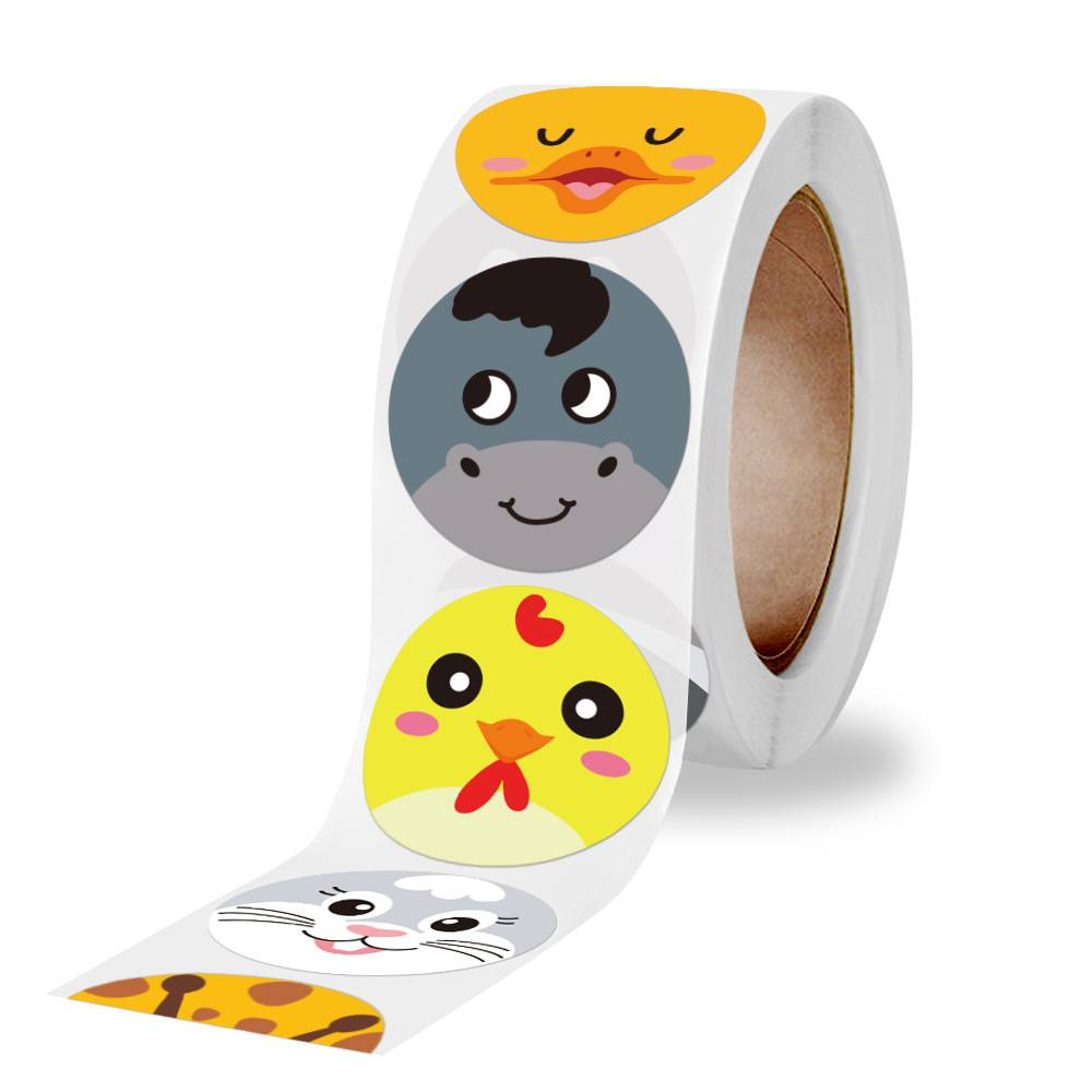 About 500Pcs Cute Cartoon Animals Sticker for Kids Classic Toy Decoration School Teacher Supplies Reward Encouragement Sticker