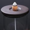 Windproof Lampshade LED Skull Ceramics Incenses Burners Waterfall Backflow Incenses Cones Holders for Home Decoration