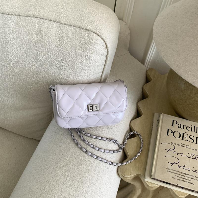 IELGY Ladies Chain Bag Fashionable All-Match Commuter Crossbody Square Bag