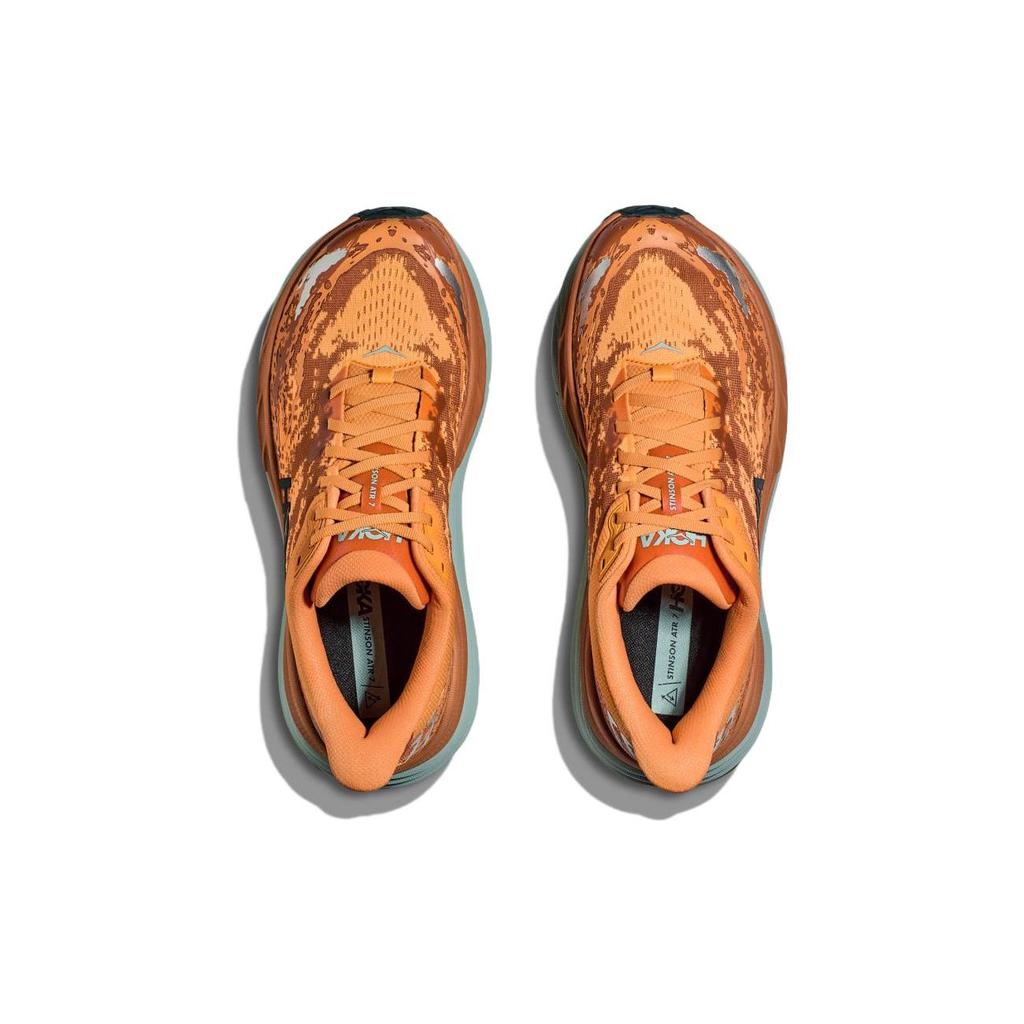 HOKA Stinson 7 Amber Haze Men Sneakers Orange Amber-Brown 1141530-AHAB