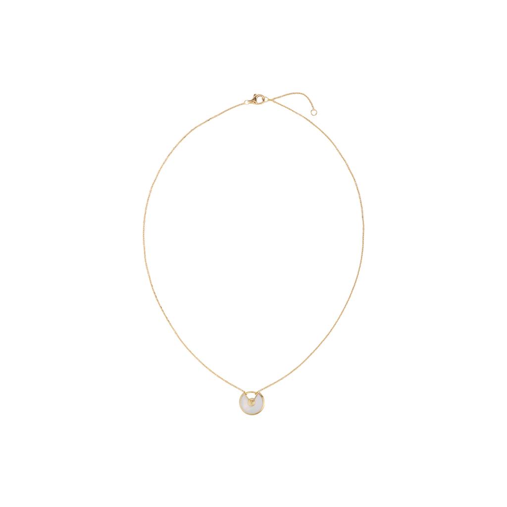 Cartier Amulette De  Collection Fashionable Luxurious Mini Necklace Women necklace Gold B3047100