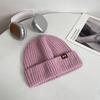 M standard knitted hat women's winter thickened warm cold hat showing face small couple versatile outdoor cold wool hat