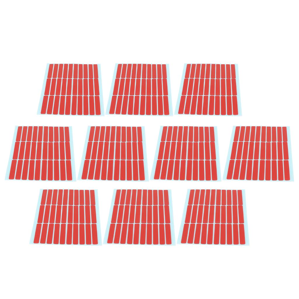 10 Sheet Nail Art Mounting Tape Salon Double Sided Adhesive Tape Accessory for Nail Tip Color Display