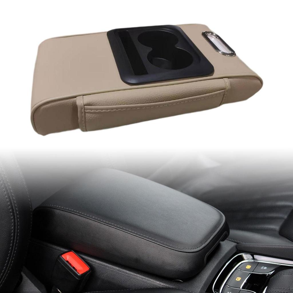 Console Pad Automotive Accessories Universal Armrest Tissue Box Slot for Auto Car