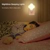 Plug In Night Light Remote Control LED Nightlight, 2 Pcs Dimmable Lamp, 3 Colors, Timer 15/30/60 Min Wall Lighting for Baby Nursery, Bedroom, Kid