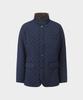 Brooks Brothers Diamond Quilted Blazer (Navy) (Bbojmm4827Qef)