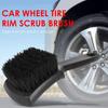 Car Wheel Tire Rim Scrub Brush New Auto Detailing Brush Washing Cleaning Tools