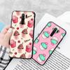Black Case for Xiaomi Redmi 13C Note 9 iPhone XR 7 8 14 15 11 12 13 X XS Pro Max Samsung A25 S23 S24 FE Ultra Plus Cupcake