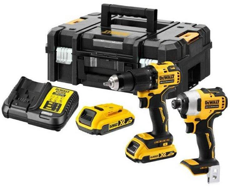Dewalt Zestaw Combo Wiertarka + Klucz Udarowy 18V Dck2060L2T (Dcd778+Dcf787) 2X3,0Ah Tstak Ii