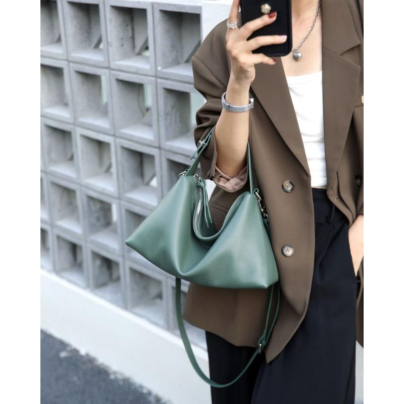 Cowhide Women's Shoulder Crossbody Large Capacity Bag Soft Leather