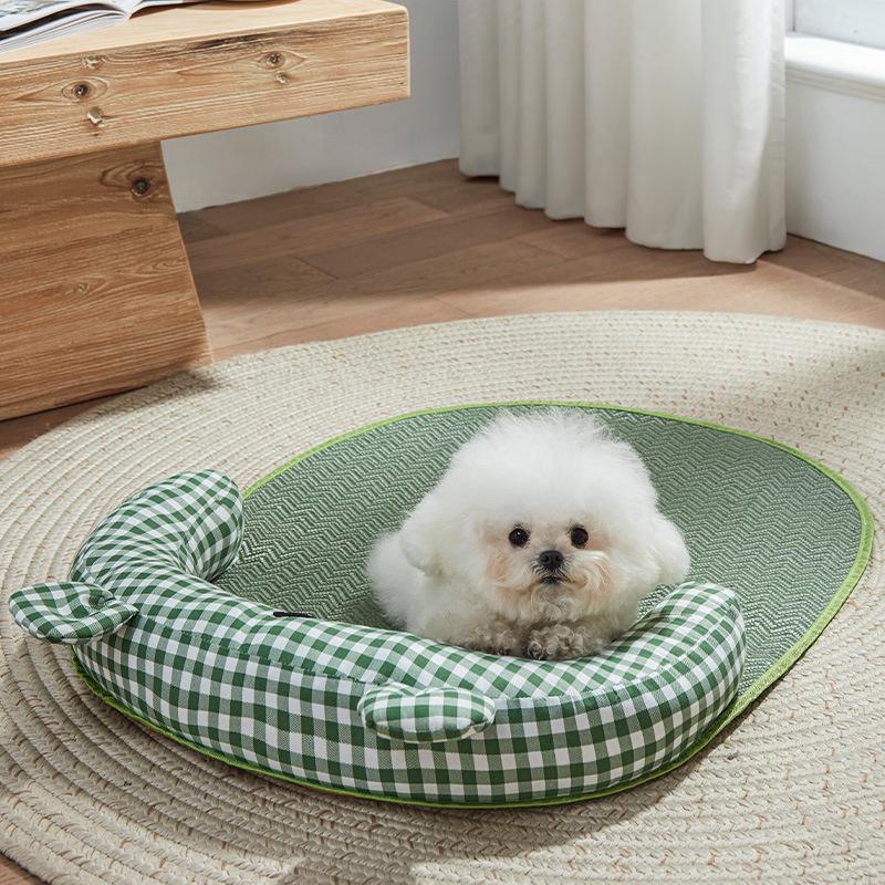 Doghouse Mat Dog Mat for Four Seasons Summer Universal Small and Medium-sized Dog Pet Sleeping Mat for Anti-ribbing Cat Mat for Pet Dog Bed