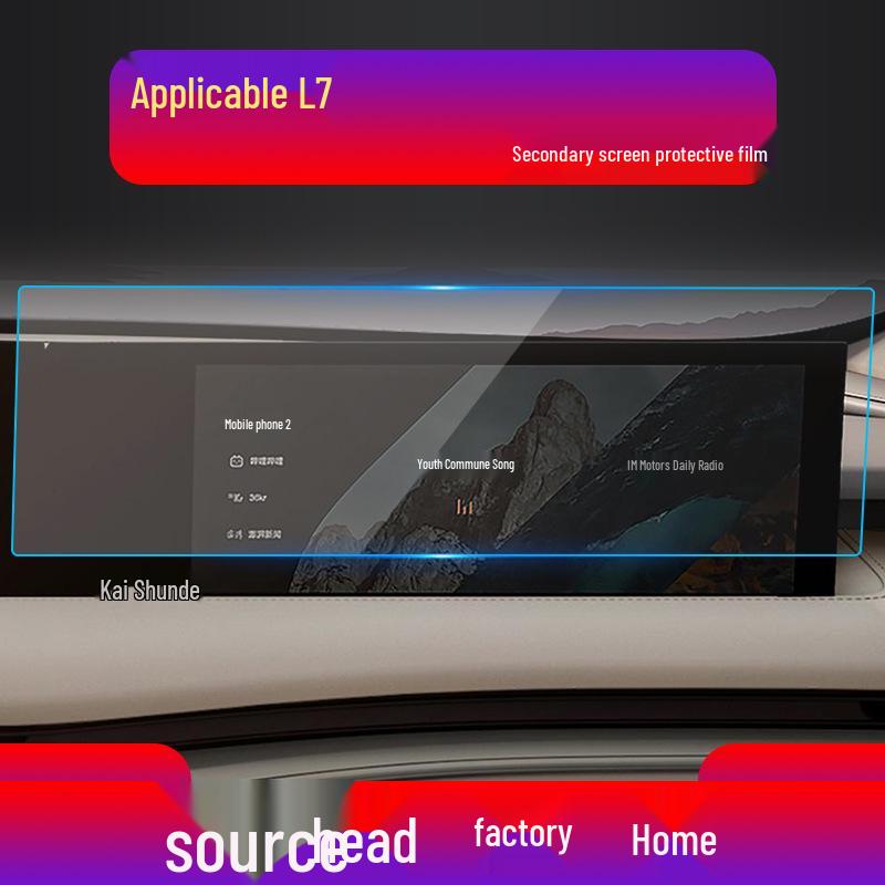 IM L7/LS6/LS7 Navigation Tempered Film: Scratch-Resistant Center Console and Instrument Display Car Interior Modification