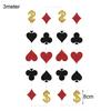 Casino Party Supplies for Men/Adults Poker Paper Plates Cups Napkins Straws for Poker Night Las Vegas Party Decorations