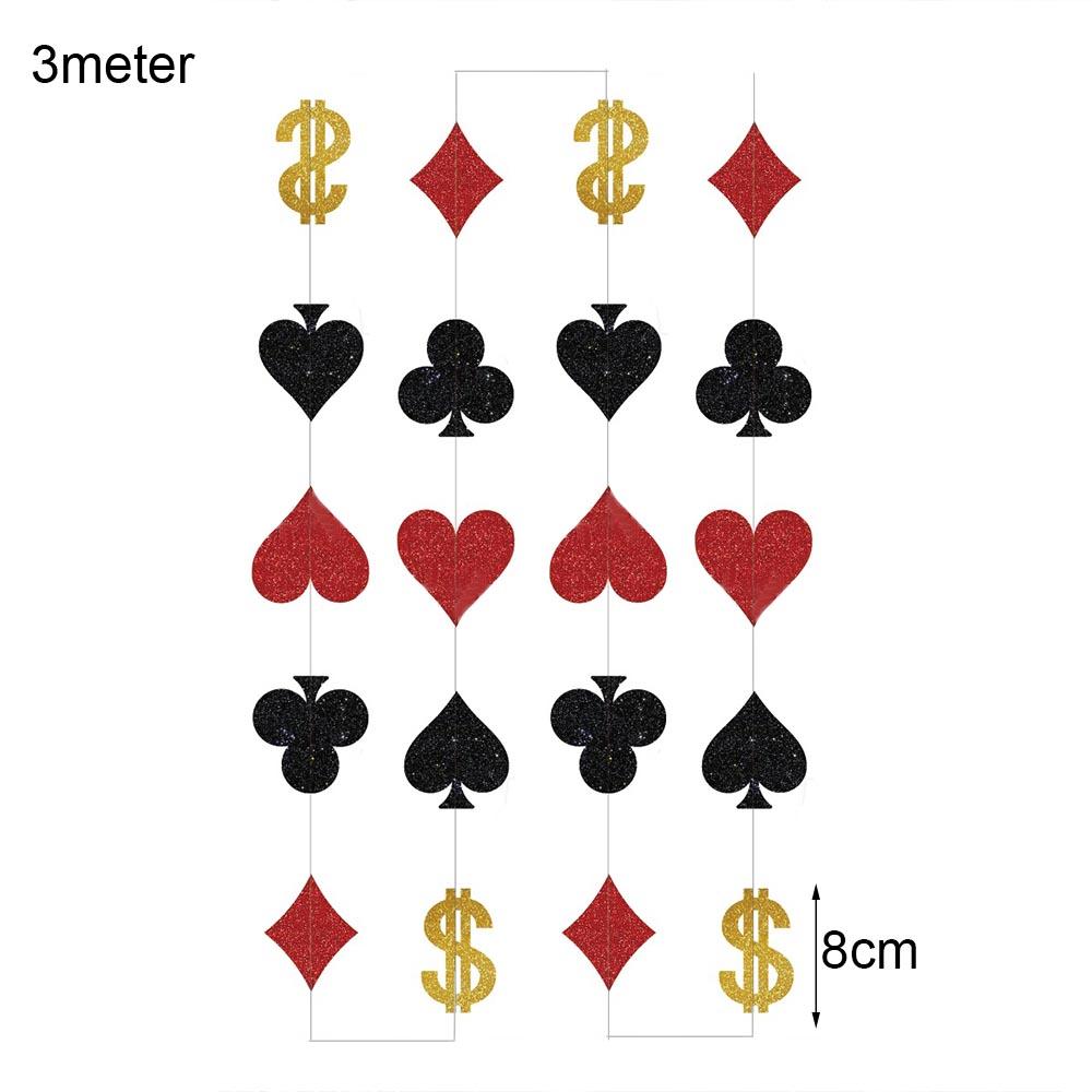Casino Party Supplies for Men/Adults Poker Paper Plates Cups Napkins Straws for Poker Night Las Vegas Party Decorations