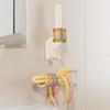 Wall-Mounted Hair Tie Holder Horizontal Vertical Hair Accessories Organizer Adhesive Hair Ties Ropes Bands Organizer for Bathroom Cabinet Bedroom Wall