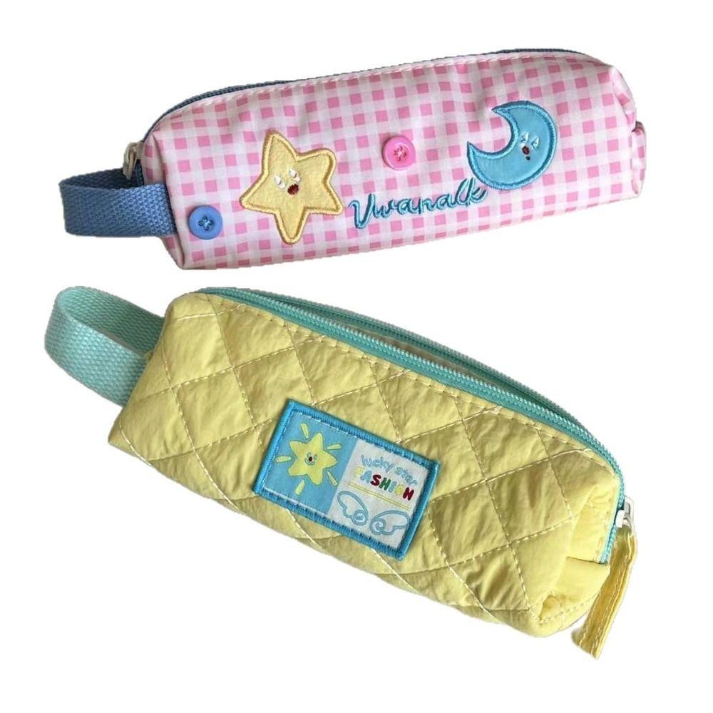 Canvas Pencil Case Handheld Stationery Organizer New Stationery Bag  Gift