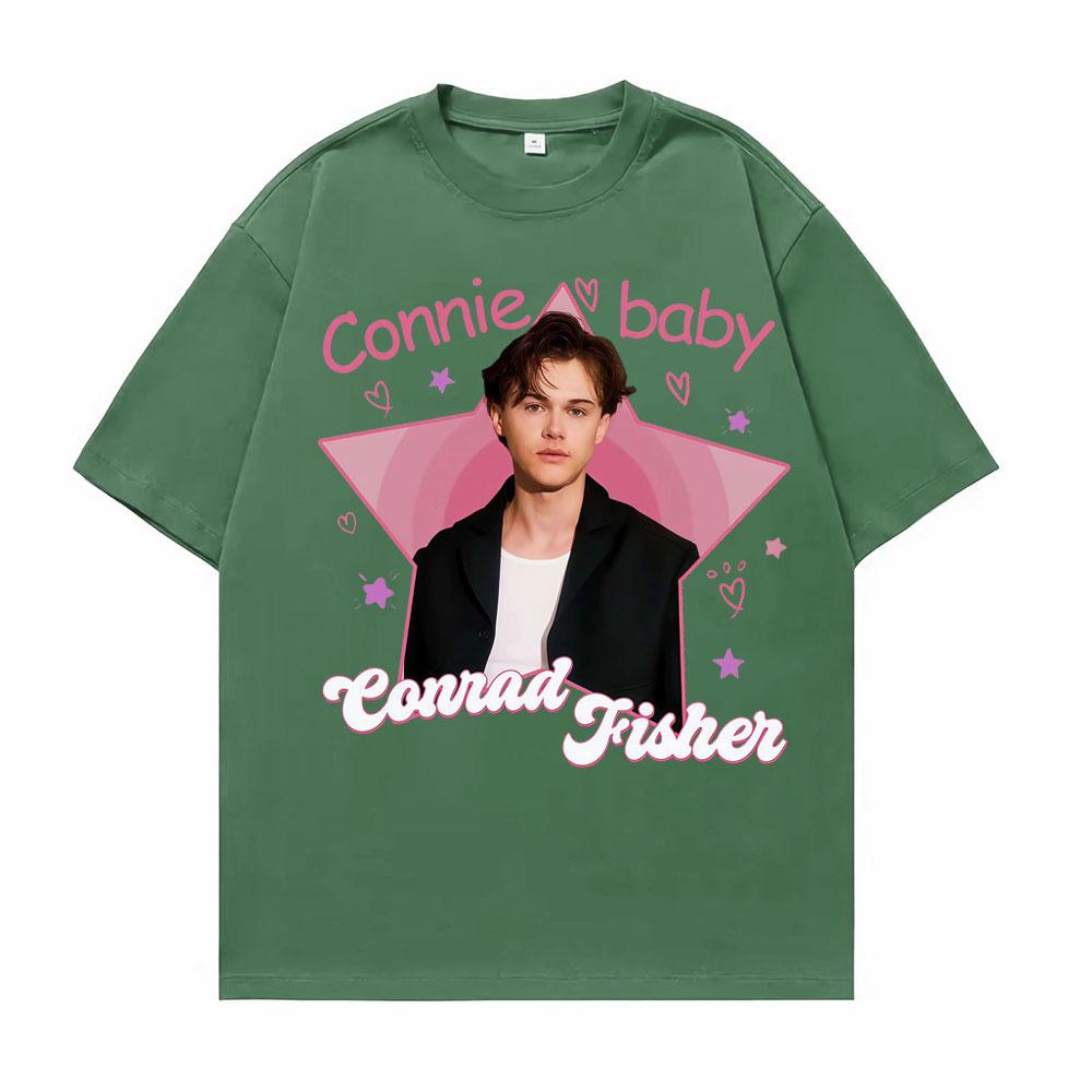 

Team Conrad Fisher Connie Baby Graphics T Shirts Men Women Fashion Harajuku Fashion T Shirt Vintage Summer High Quality Tshirts 4XL