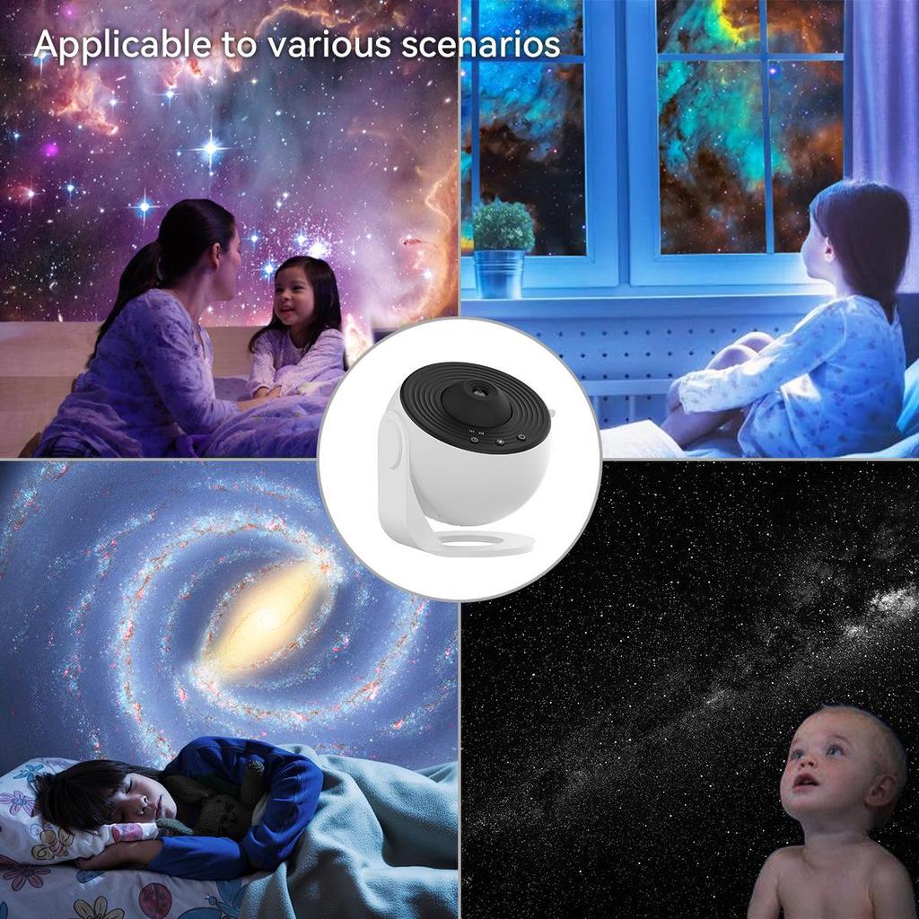 USB Starry Sky Galaxy Projection Light: Night Light & Table Lamp