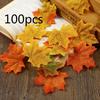 Creative New Hot Sell Mixed Color Packaging Simulated Maple Leaves Autumn Wedding Photography Scenes Props Holiday Decorations
