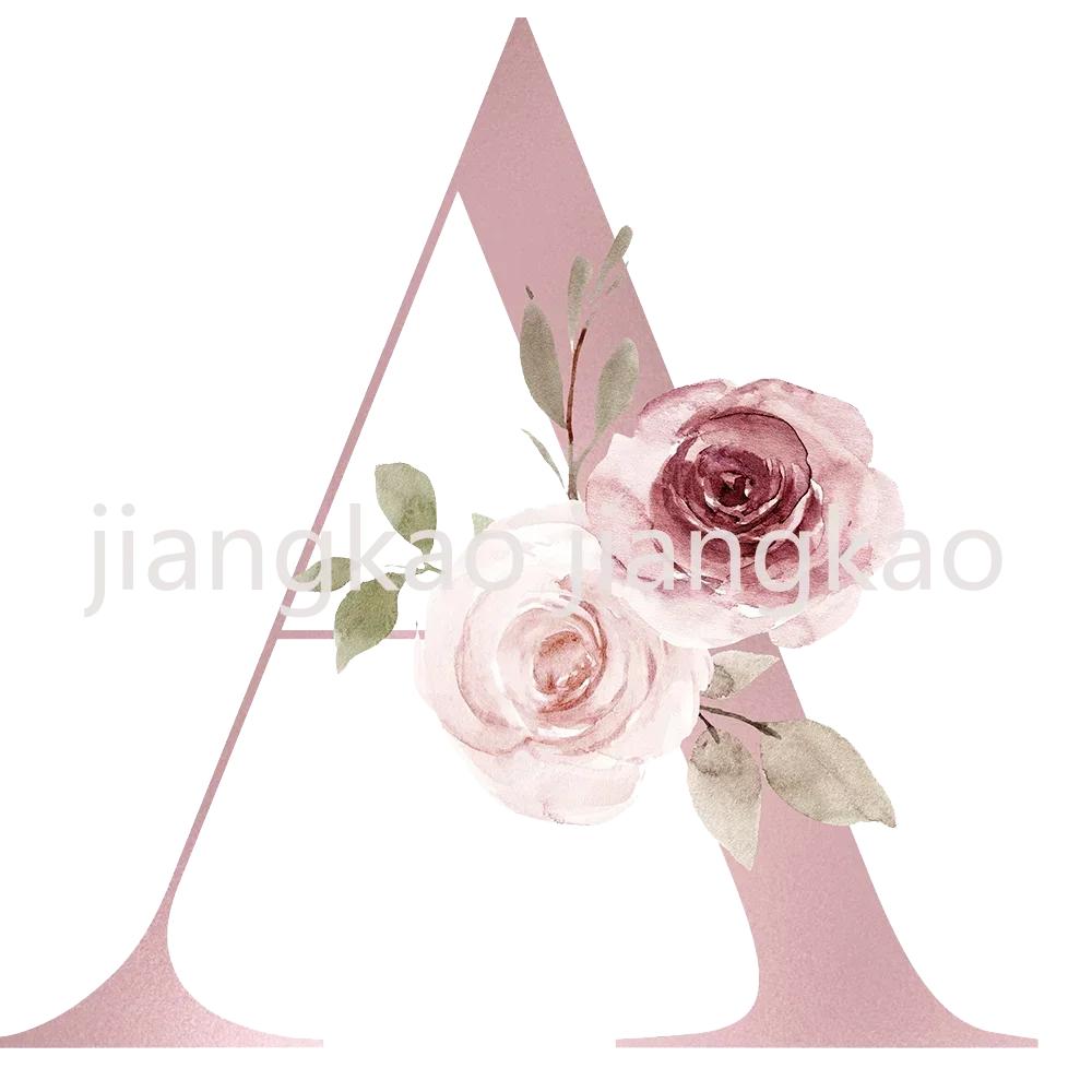 Personalized Mug Floral Initial Name Cup Custom Name Tea Coffee Hot Chocolate Mugs Bride Bridesmaid Mothers Day Gifts for Her