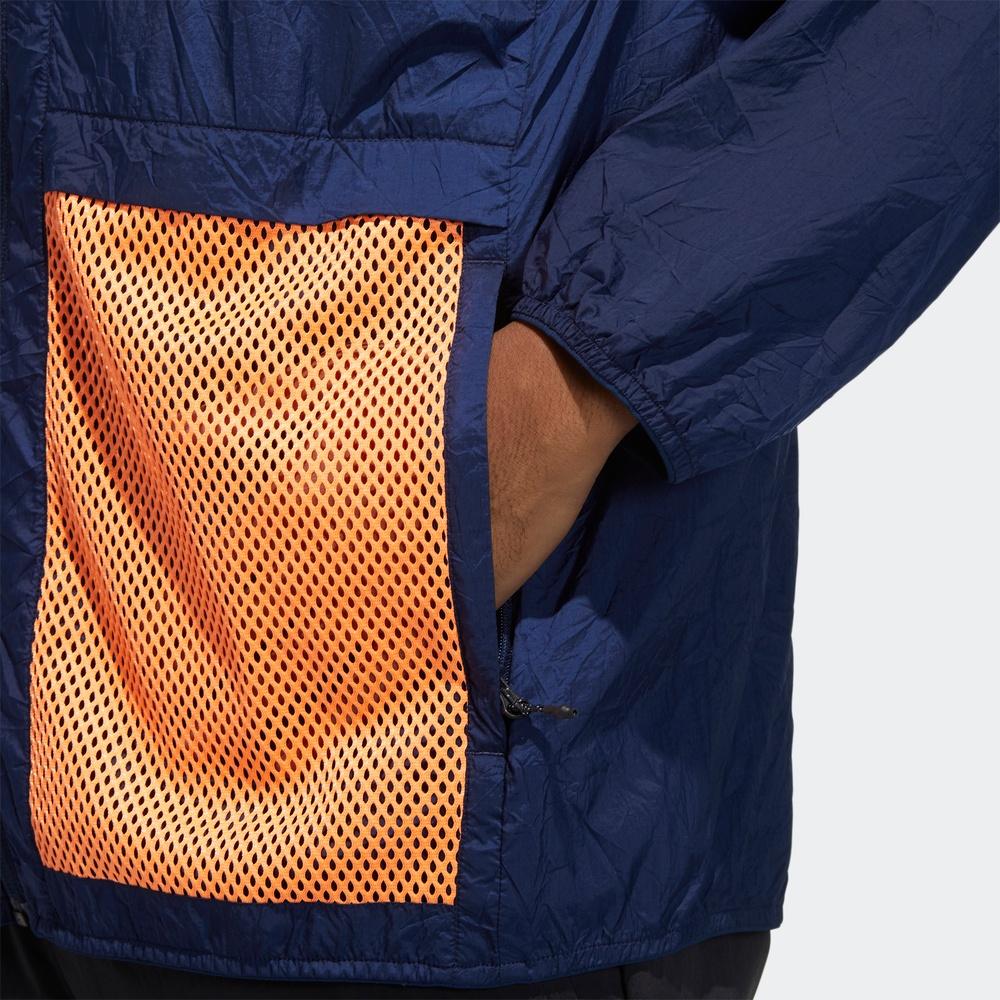 Adidas Terrex Bao Pack Windbreaker Hooded Mesh Jacket Men Outerwear Collegiate-Navy Blue GN7600