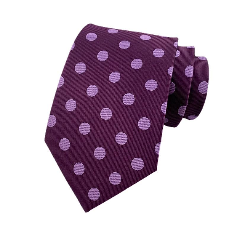 3.15" Fashion Wave Dot PaisleyTies Cravată pentru bărbați Circle Dot pentru nuntă