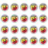 14mm Auto Logo Aufkleber für Auto Fernbedienung Schlüssel Emblem Abzeichen für Abarth Punto 500 Tipo Stilo Palio Bravo Doblo Panda Ducato