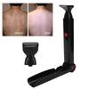 Hot Selling Electric Back Shaver with Folding Shaver for Men USB Rechargeable Folding Handle with Two Shave Heads