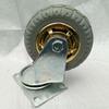 Gray Medium-Sized Silent Swivel Caster Wheel for Furniture and Trolleys