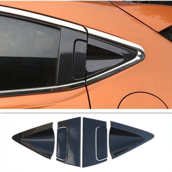 Carbon Fiber Back Door Handles Cover Trim For Honda HR-V HRV 2016-