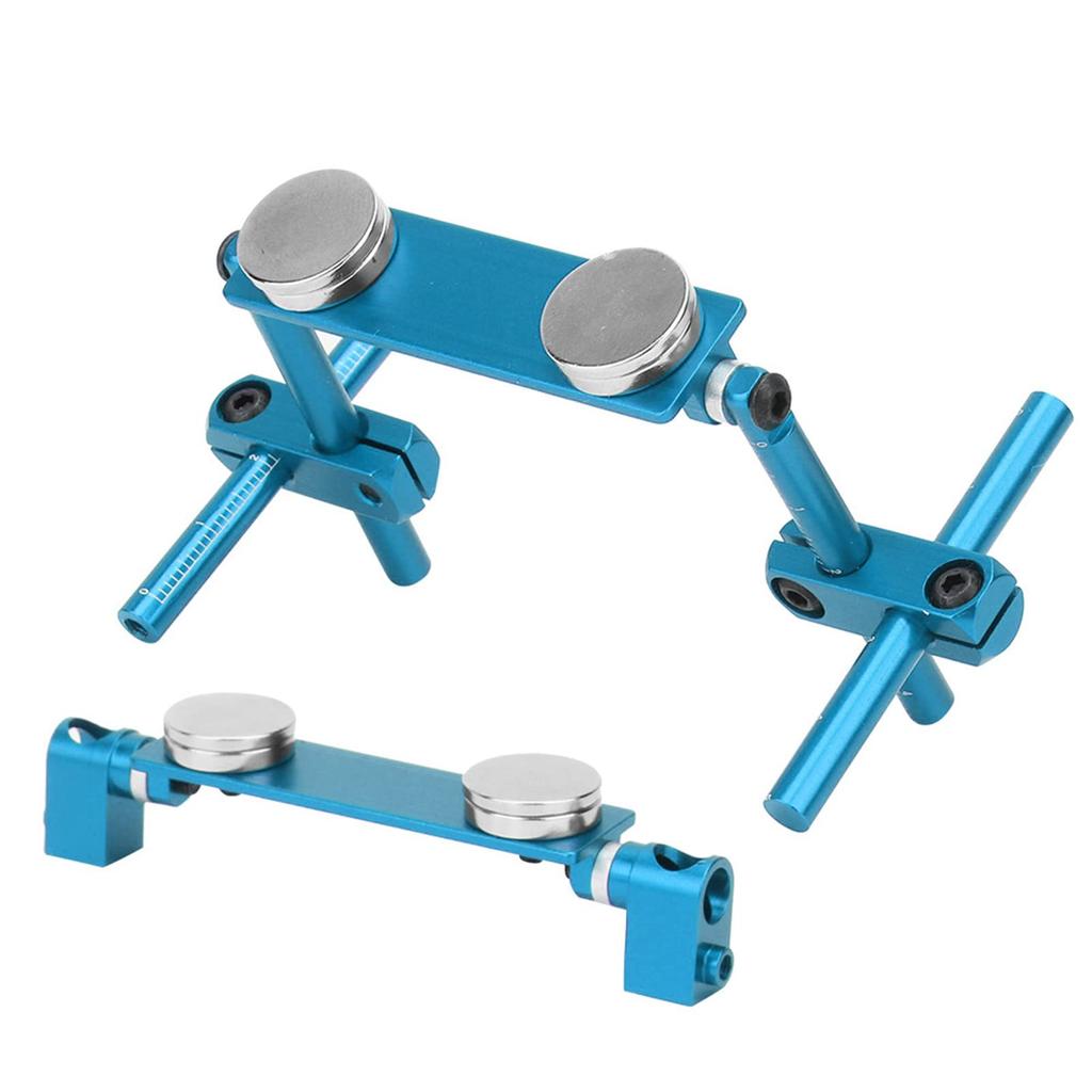 J-ouuo Aluminum Magnetic Stealth Invisible Body Shell Mount Kit for 1/10 RC Racing Car (Sky Blue)