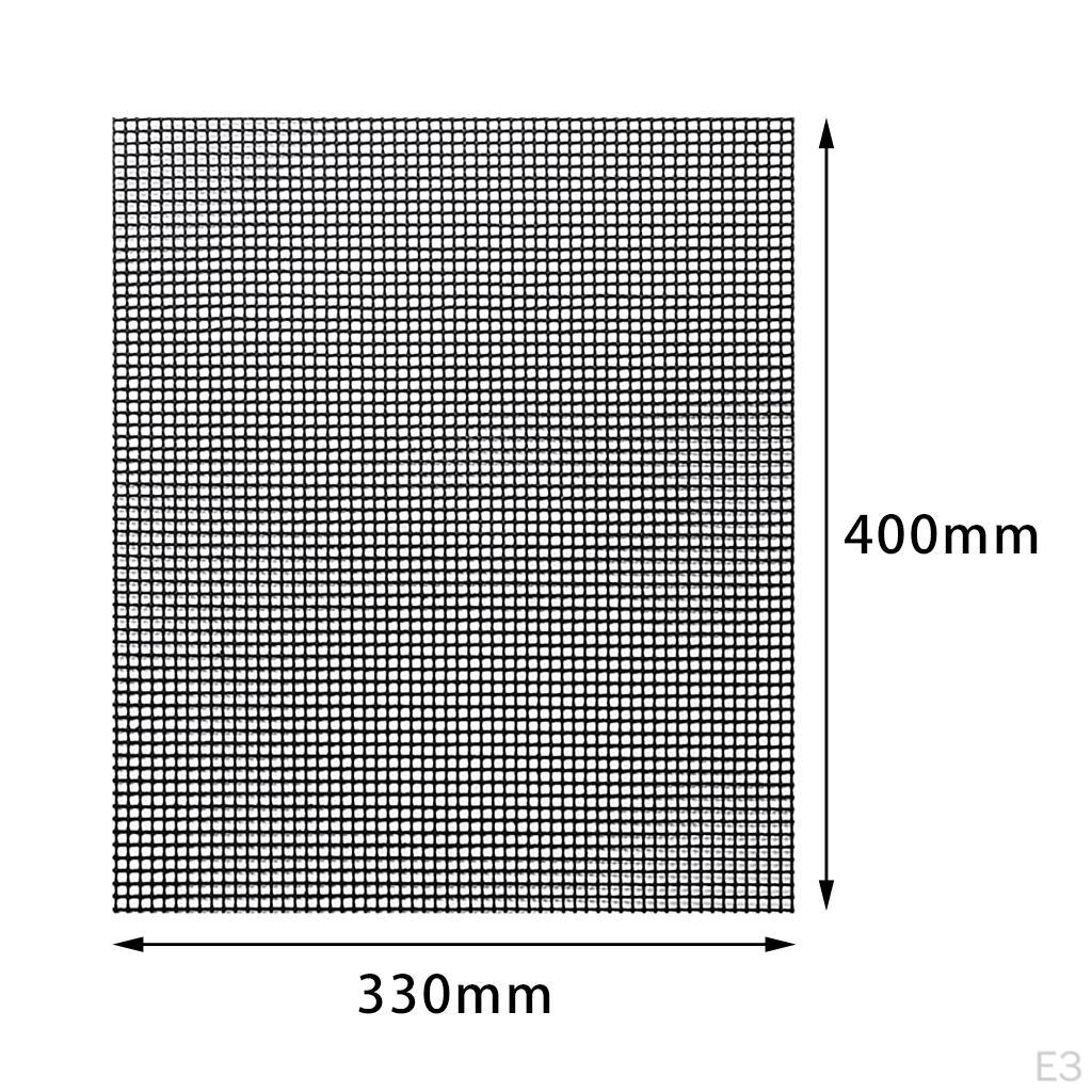 5pcs BBQ Grilling Mesh Mat Replacement PTFE Coated Non-Stick Cooking Fish Sheet Outdoor Activities