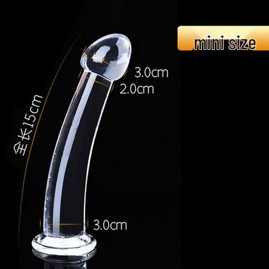 Průhledný přísavkový anální kolík s křišťálovými korálky - Hračka pro dospělé pro muže