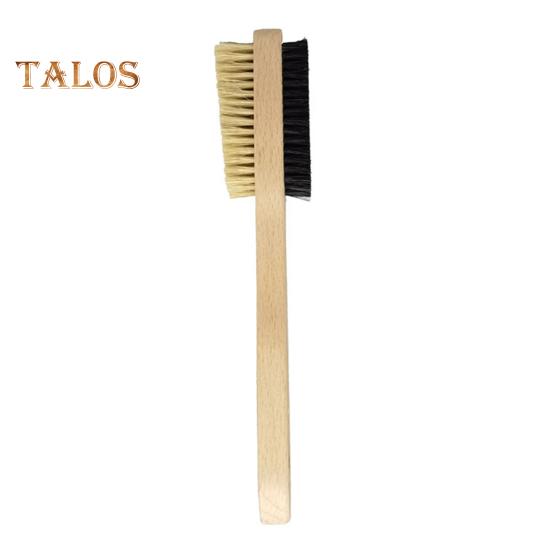 Dřevěný kartáč na lezení po skalách Ergonomická rukojeť Silné kančí štětiny Přenosný Vnitřní Venkovní Lezení Boulderingový kartáč Čisticí nástroj