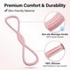 Figure 8 Resistance Bands for Women Men - Silicone Pull Rope for Shoulder Back Arm Workout - Home Gym Yoga Pilates-Toning 3