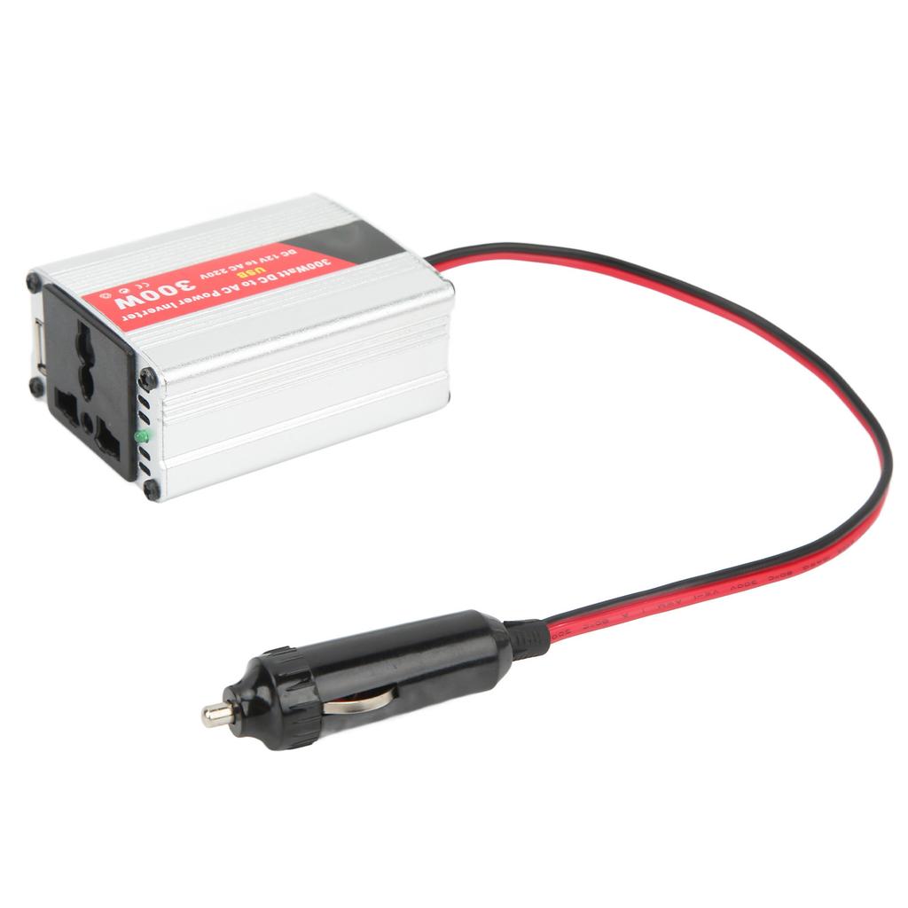 Modified Sine Wave Inverter Peak 300W Car Power Inverter DC 12V To 220V AC Converter for Laptops