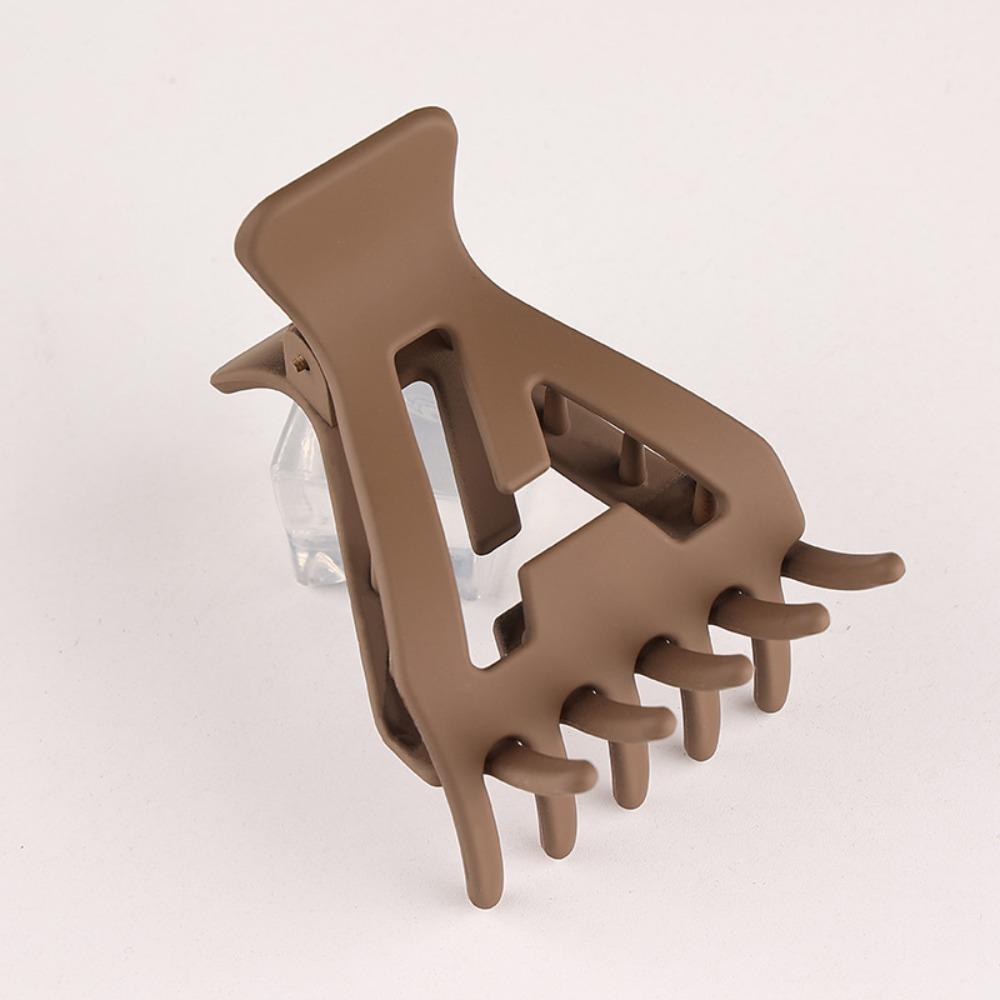 

Акриловый зажим для подъема корней волос Винтажный объемный зажим для подъема корней Объемные зажимы-крабы для объема темный кофе